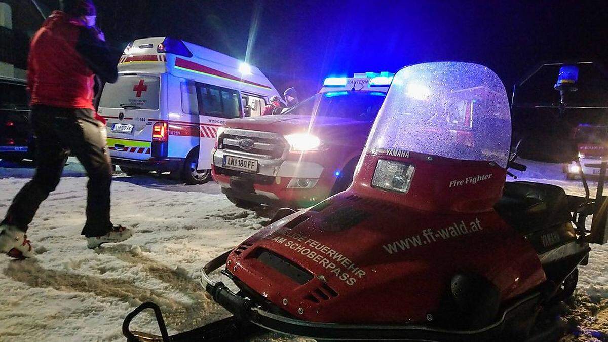 In der Silvesternacht wurde die Bergrettung Mautern zu einem Einsatz gerufen