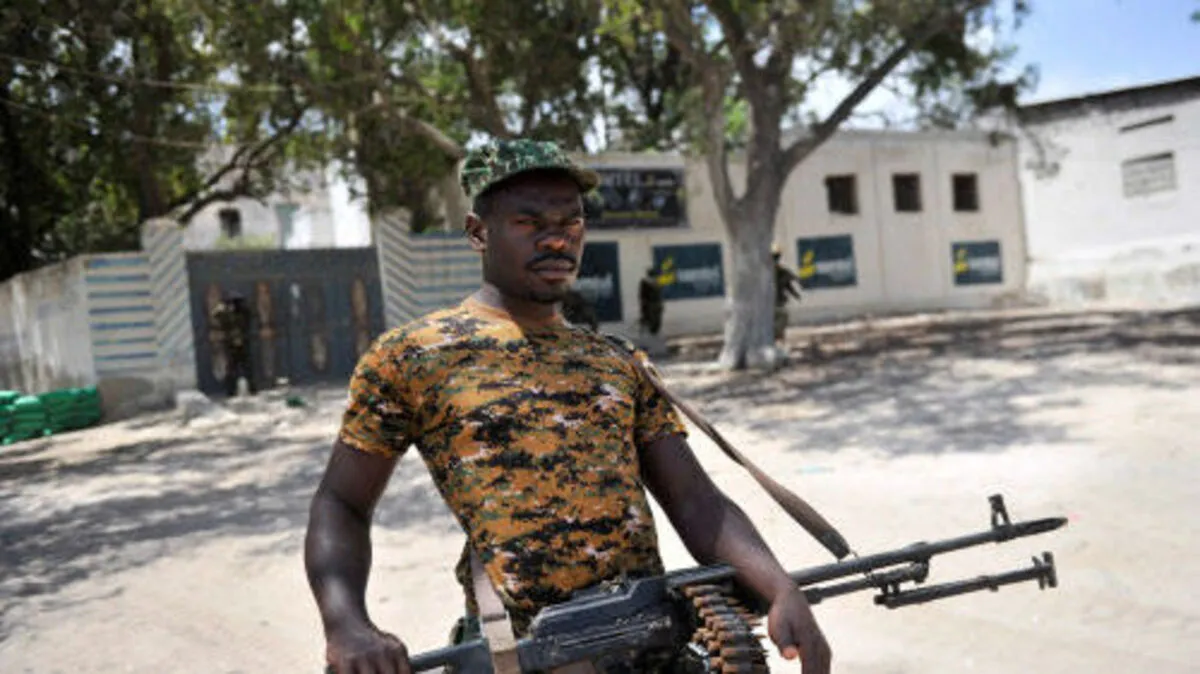 Die Gewalt ist in Somalia allgegenwärtig 