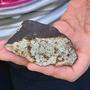 Dieses Fragment eines Meteoriten schlug im steirischen Kindberg ein