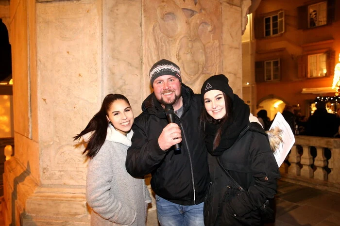 Als Moderator glänzte der allseits bekannte Liebenfelser Vizebürgermeister und Maskenschnitzer Martin „Mote“ Weiß (Foto). 