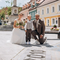 Franziska und Gerd Loibnegger mit Sohn Jonathan (5)