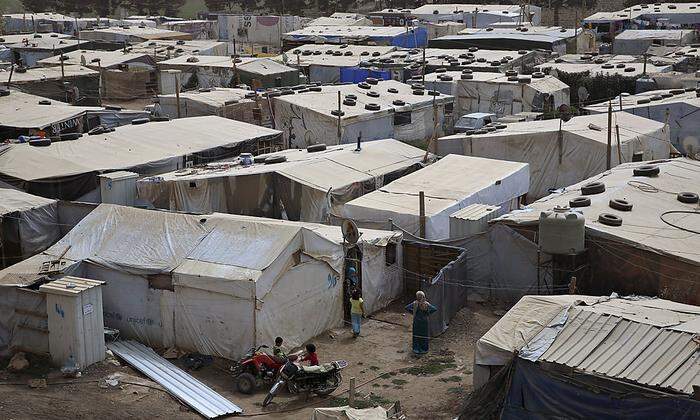 Syrisches Flüchtlingscamp im Libanon