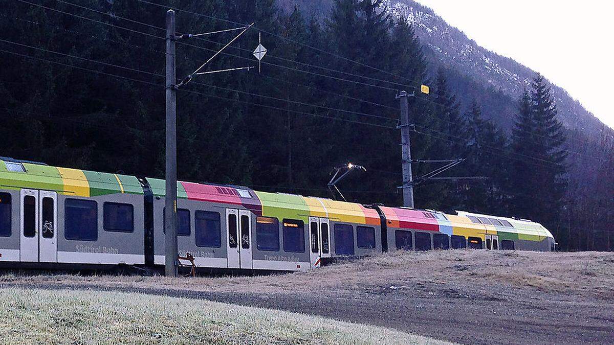 In den nächsten Tagen kommt es zu Zugausfällen im Pustertal