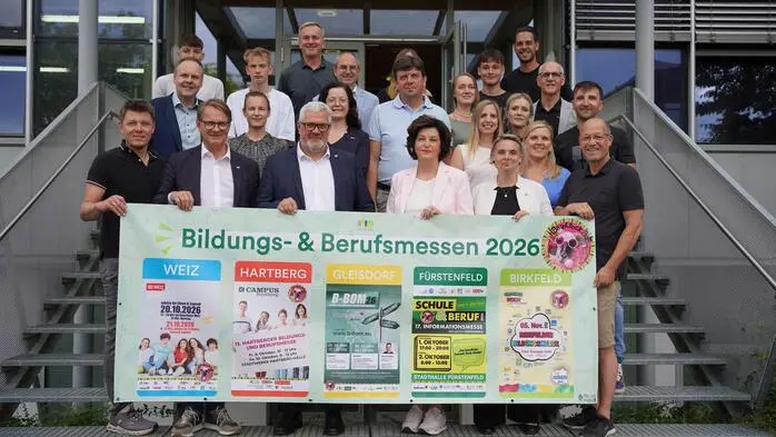 In Fürstenfeld, Hartberg, Weiz, Birkfeld und Gleisdorf finden in diesem Schuljahr wieder Bildungs- und Berufsorientierungsmessen statt