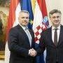 Bundeskanzler Karl Nehammer (ÖVP) und der kroatische Premierminister Andrej Plenkovic