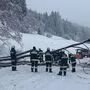 Der Schneefall am Wochenende sorgte für einige Feuerwehreinsätze 