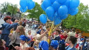 Sloweniens EU-Beitritt 2004 wurde auch in Radkersburg gefeiert