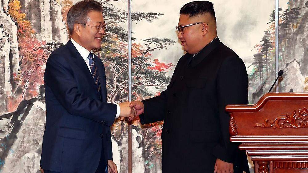 Moon und Kim in Pjöngjang