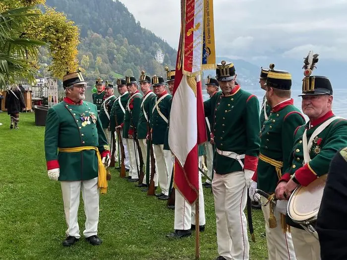 Die Bürgergarde mit Hauptmann Hubert Franz machte dem Fest ebenfalls ihre Aufwartung