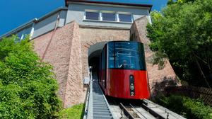 Die Grazer Schloßbergbahn war am Montag vorübergehend außer Betrieb