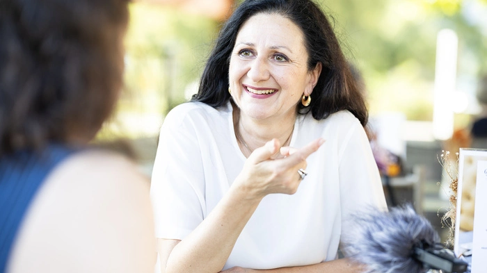 Nadja Kayali, Intendantin des Festivals Carinthischer Sommer beim Bilanzgespräch über die Saison 2026