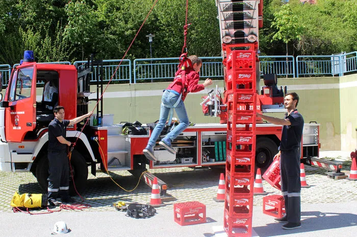 Ziel der Veranstaltung war laut Kommandant Thomas Wannemacher die Mitgliederwerbung. Derzeit gebe es nämlich nur drei Jugendliche im Alter von 10 bis 15 Jahren, die langsam für den Einsatzdienst aufgebaut werden.