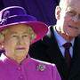 Queen Elizabeth II. und Prinz Philip, der sich laut Königshaus langsam wieder erholt