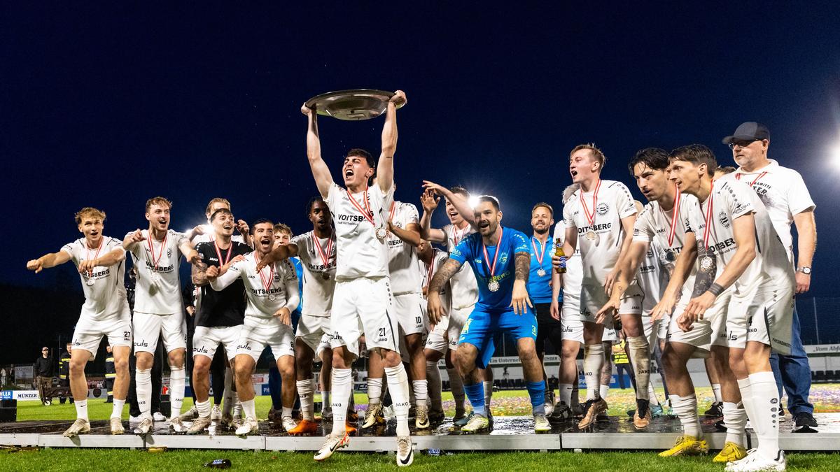 Voitsberg ist aus der Regionalliga Mitte in die 2. Liga aufgestiegen