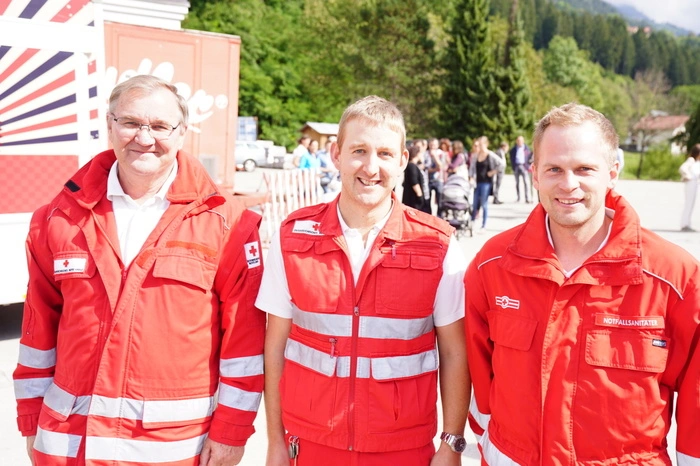 Die Rotkreuz-Truppe aus Greifenburg. 