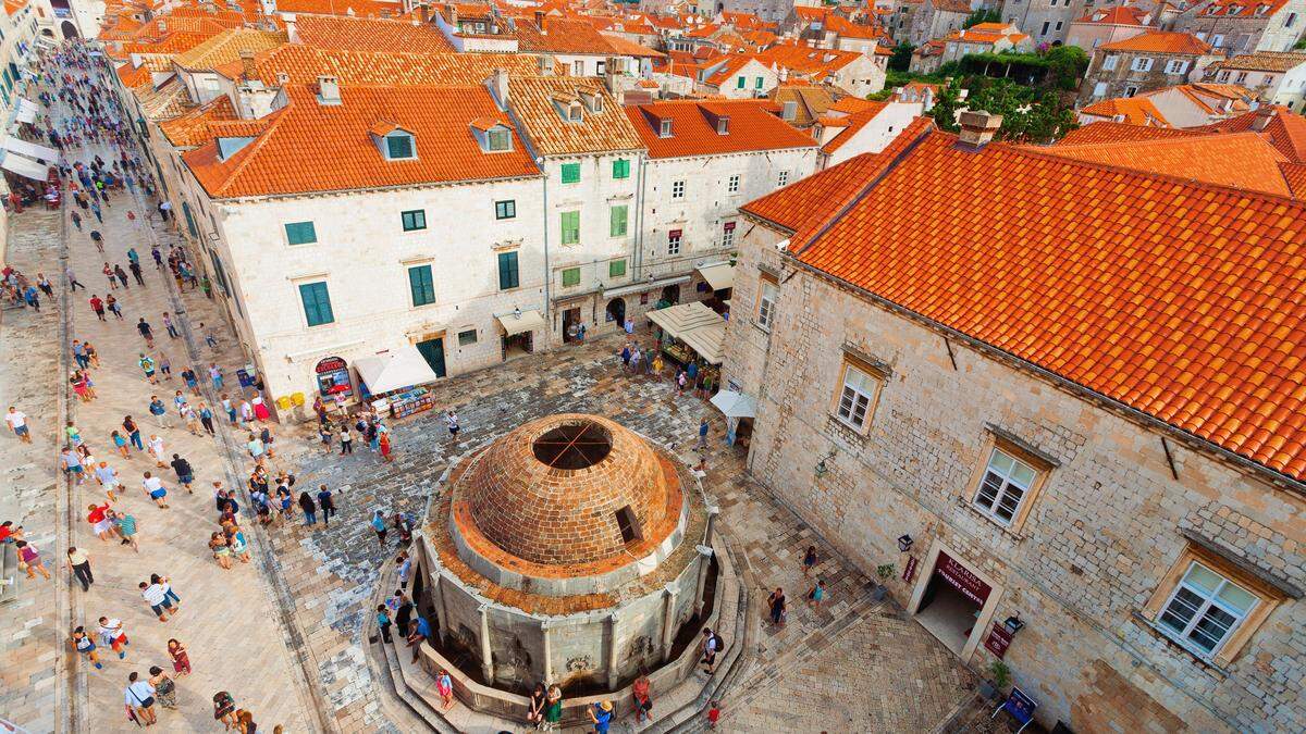Die kroatische Hafenstadt Dubrovnik