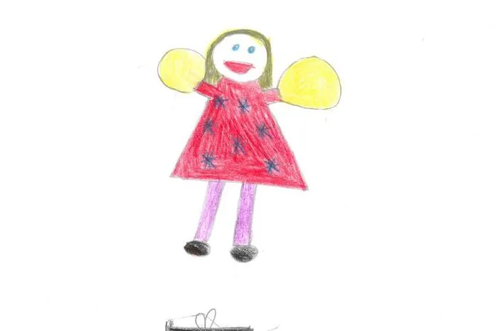 Hinter dem Türchen für den 3. Dezember verbirgt sich dieses Mal die Zeichnung von Marie Kraler aus Lienz. Die Achtjährige hat einen wunderschönen Engel mit blonden Haaren und rotem Kleid gemalt. Ob die kleine Marie auch ein Engele ist? Mit ihren blauen Augen und blonden Haaren ist das jedenfalls nicht auszuschließen.