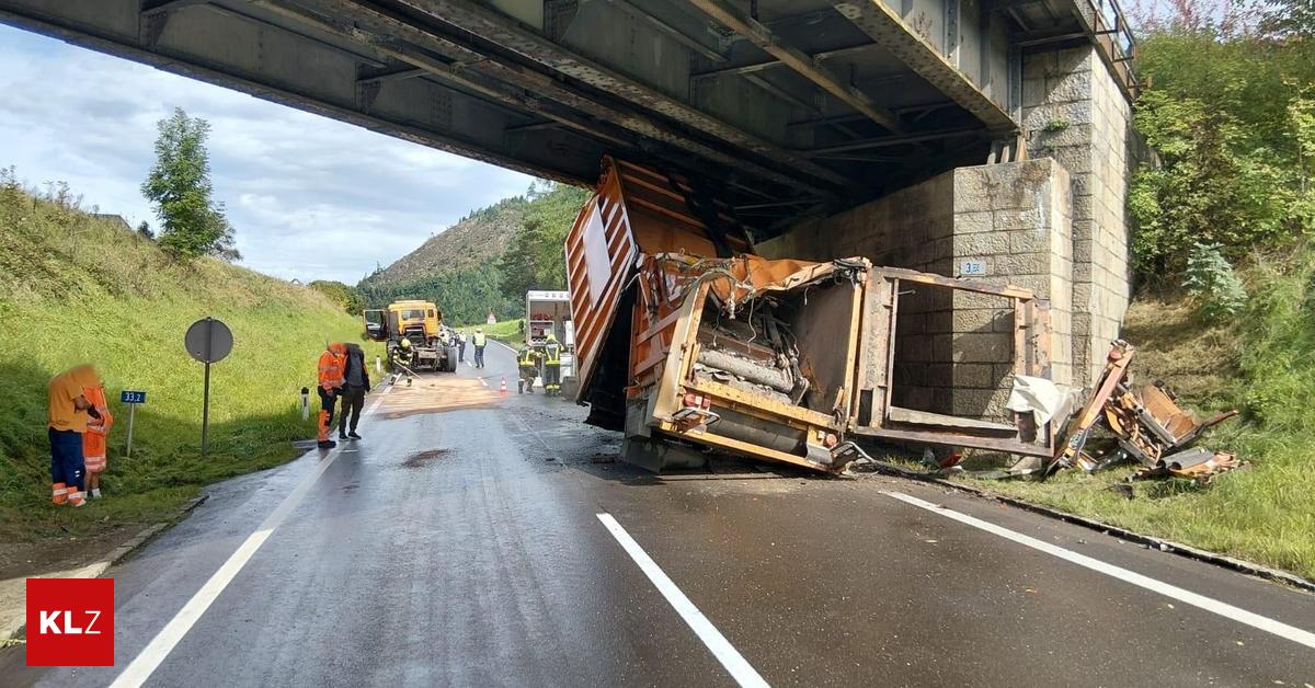 B116-war-gesperrt-M-llwagen-blieb-in-ehemaliger-Bahnunterf-hrung-stecken