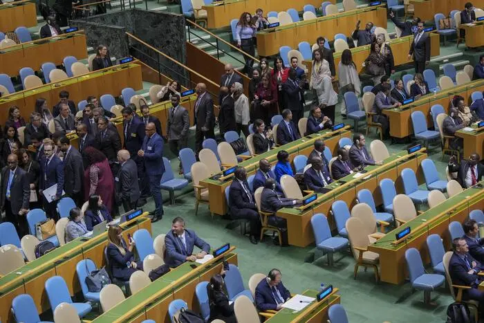 Viele Delegationen verließen aus Protest den Sitzungssaal