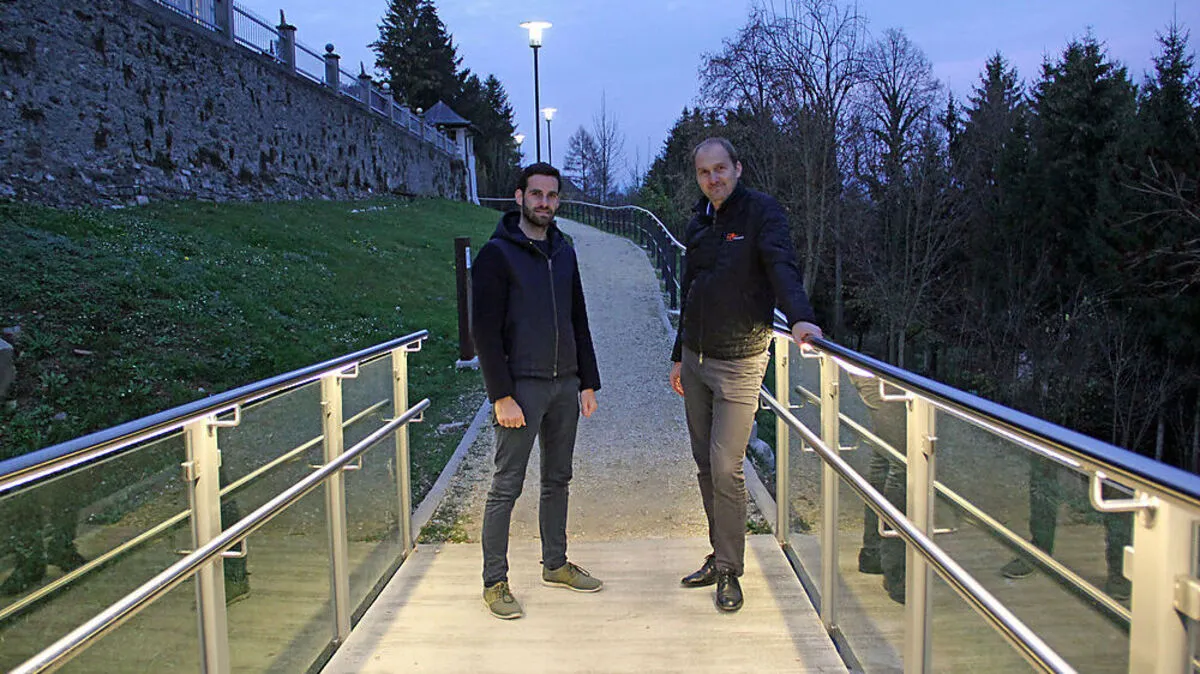 Anton Meyer junior und Gerhard Hanschitz vom Verein "Attraktives St. Andrä"