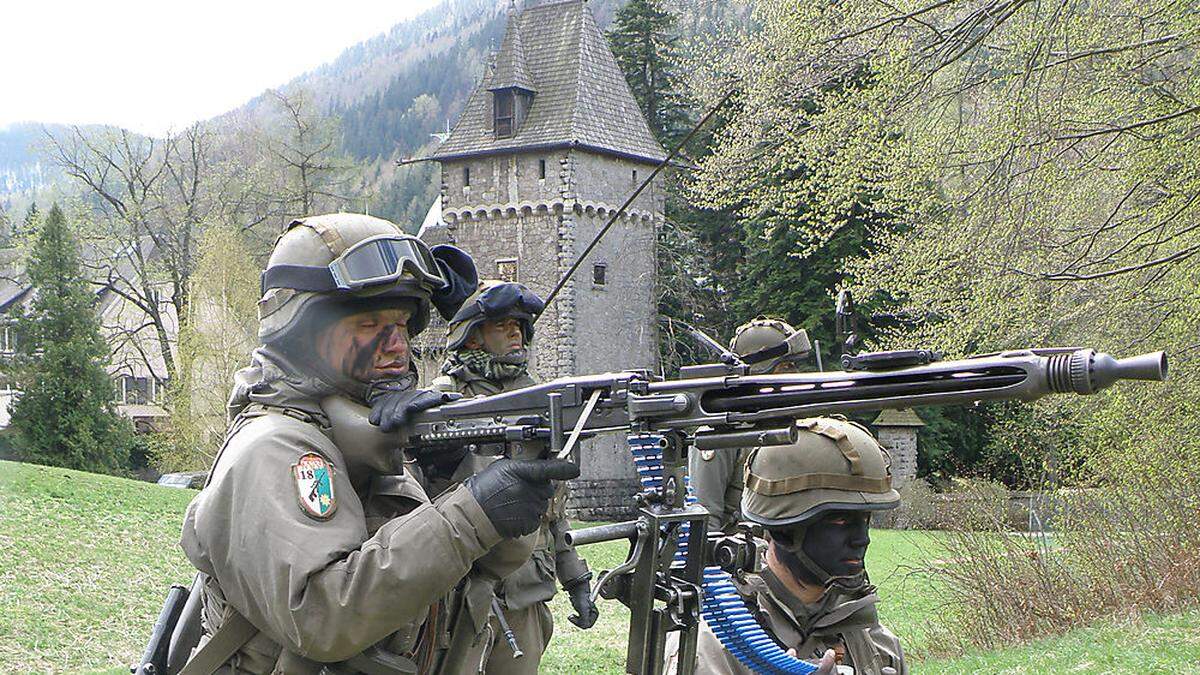 Zwölf Tage wird der Großraum Eisenerz zum militärischen Manövergebiet, wie schon 2011 bei einer Gefechtsübung (Foto)