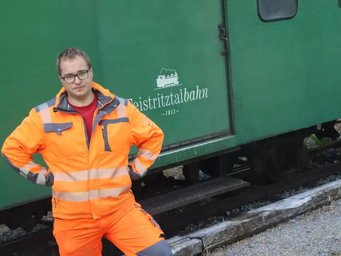 Ernst Schweighofer aus Koglhof arbeitet bei der Feistritztalbahn mit; für ihn ist klar: „Im Tal haben alle Platz!“