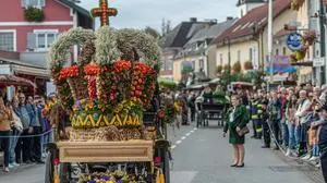 Zwischen 30 und 40 Festwägen werden beim Umzug in Gamlitz zu sehen sein