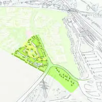 Eine Visualisierung des geplanten Technologieparks