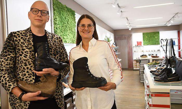 Ingo Herzig und Daniela Herzig-Rieder sind  Schuhhändler in Kärnten