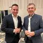 Der Regionsvorsitzende Michael Wagner (l.) und sein Stellvertreter Franz Fartek (r.) unterstützen eine Rückkehr von „RA“ nicht (Archivbild)