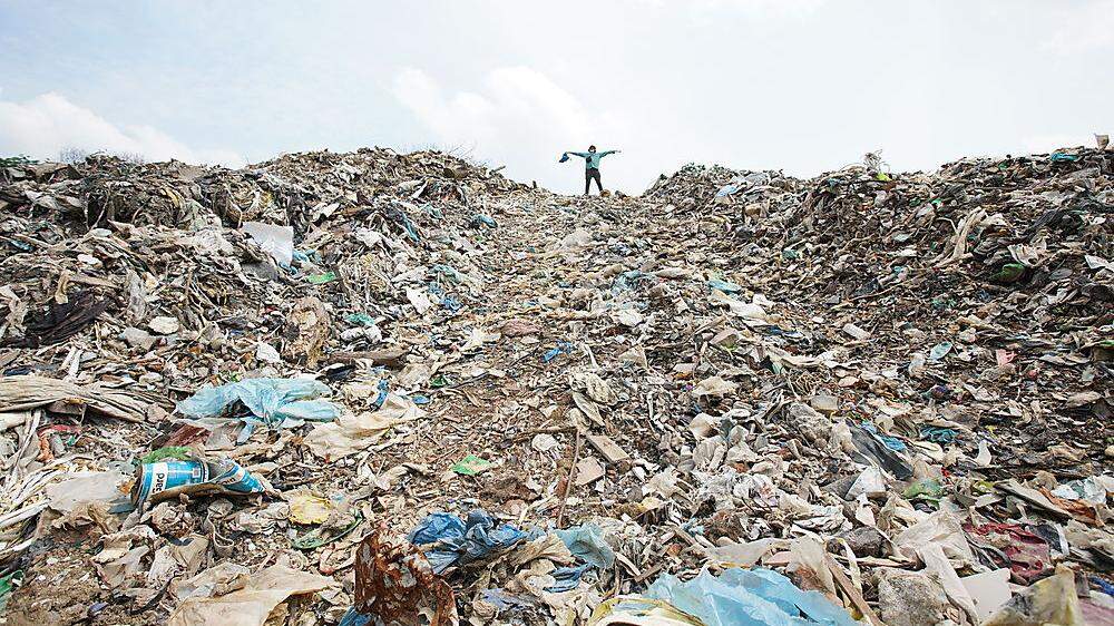 Plastikmülldeponie in Malaysia