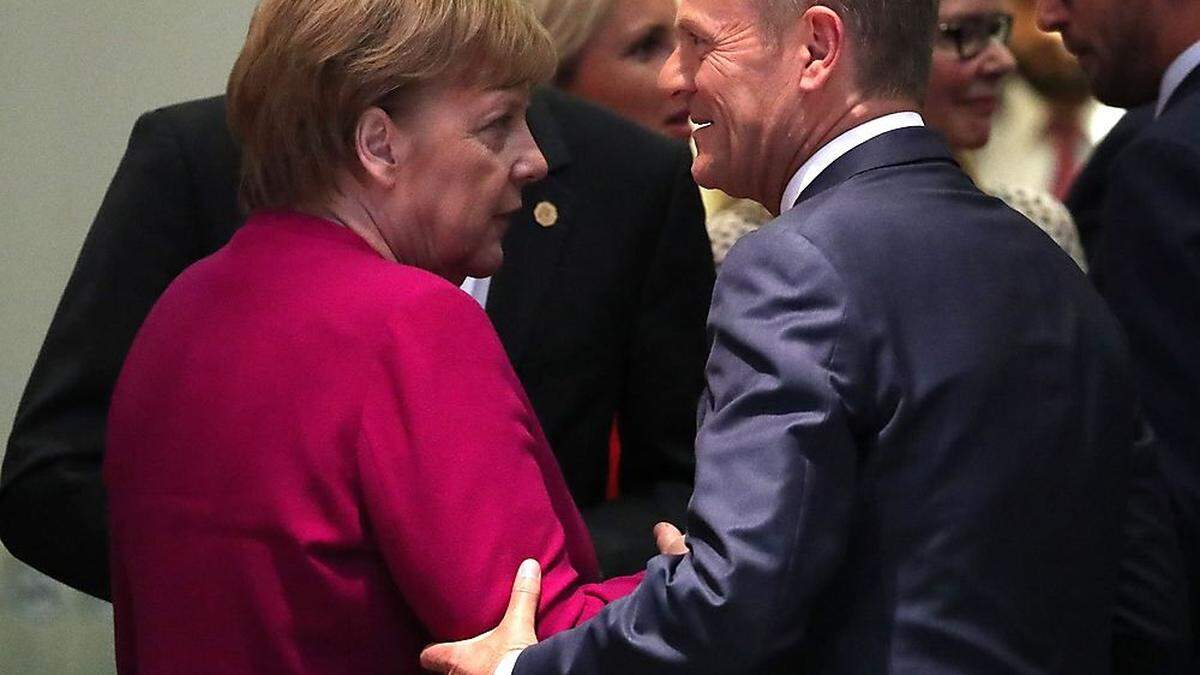 Merkel und Tusk