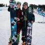 Über Weihnachten veranstalteten Sabine Schöffmann und Alex Payer kostenlose Snowboard-Camps auf der Simonhöhe 
