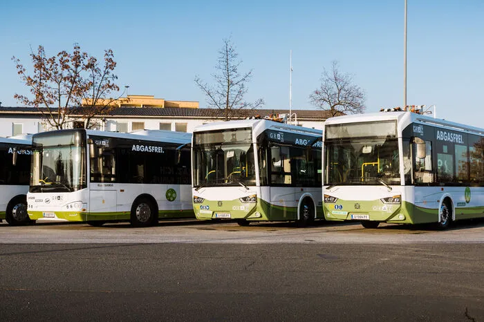 Ab 2017 sind vier E-Busse auf der Linie 34E und 50 im Test-Einsatz.