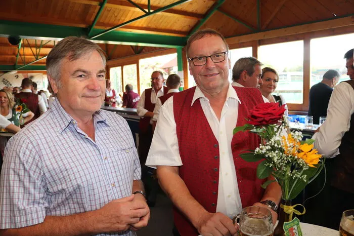 Karl Christandl fungierte als Moderator der Veranstaltung. Höhepunkt des Treffens war aber der Frühschoppen am Sonntag. 