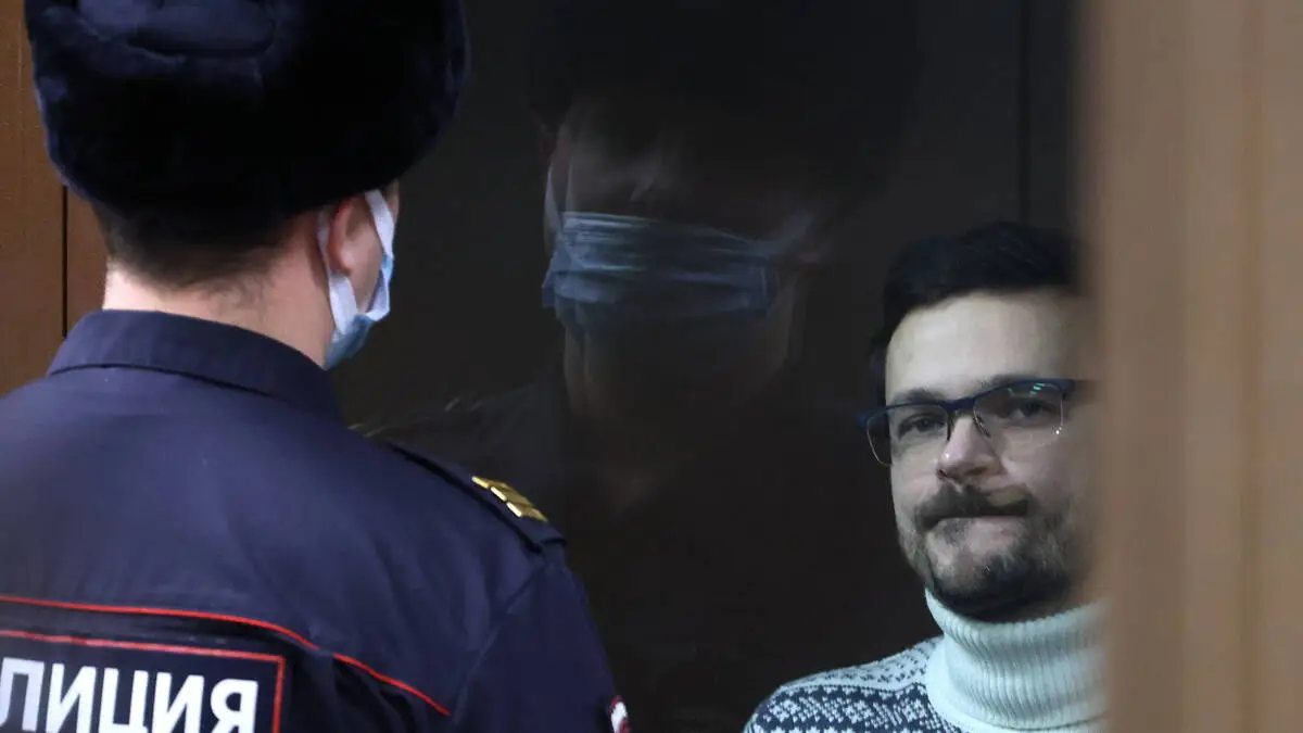 Ilja Jaschin vor Gericht in Moskau