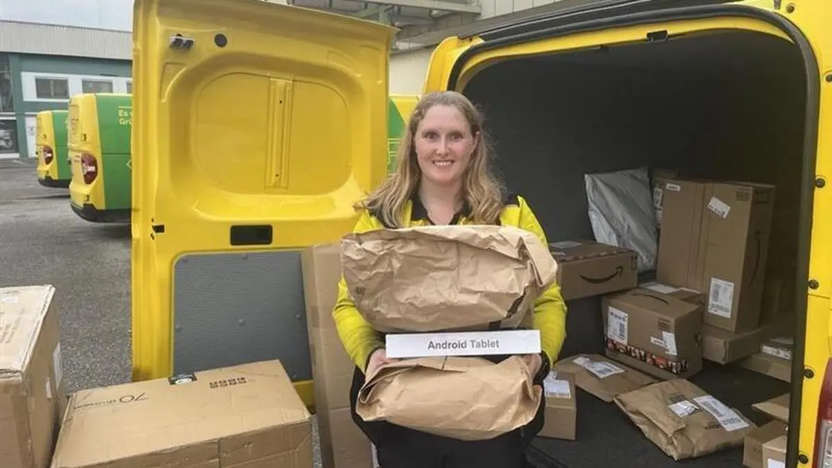 Michelle Mosser arbeitet seit fünf Jahren als Postzustellerin