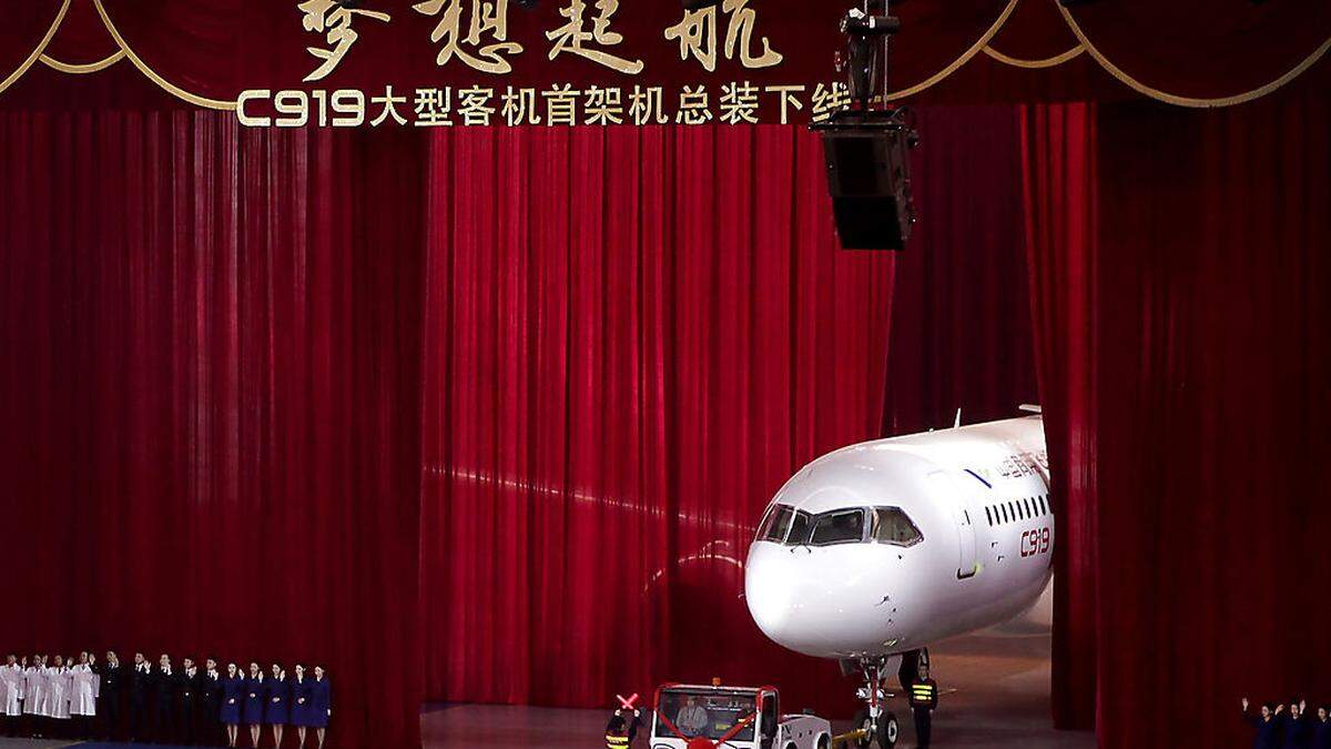 Auch die größere C919 von Comac soll bald zu Testflügen abheben