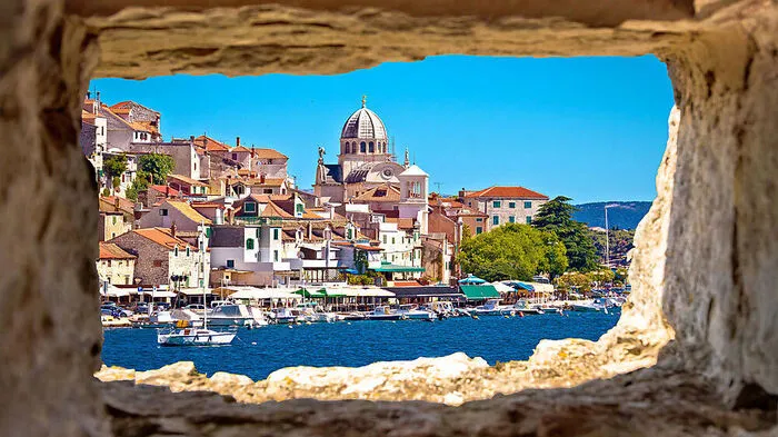 Šibenik an der kroatischen Adriaküste