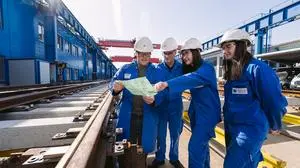 Voestalpine-Lehrlinge in Zeltweg 