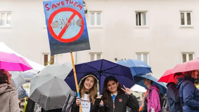 Eine Woche nach dem Klimastrik organisierte Fridays for Future am Freitag vor der Nationalratswahl auch in Graz einen Aktionstag. 