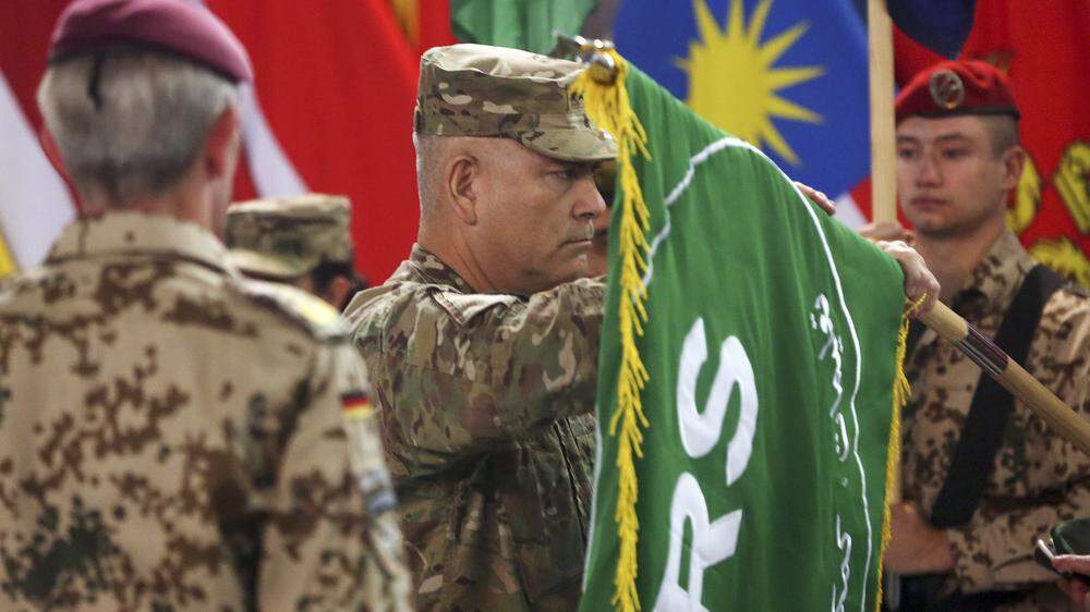 Commander of the International Security Assistance Force (ISAF), Gen. John Campbell, opens the 'Resolute Support