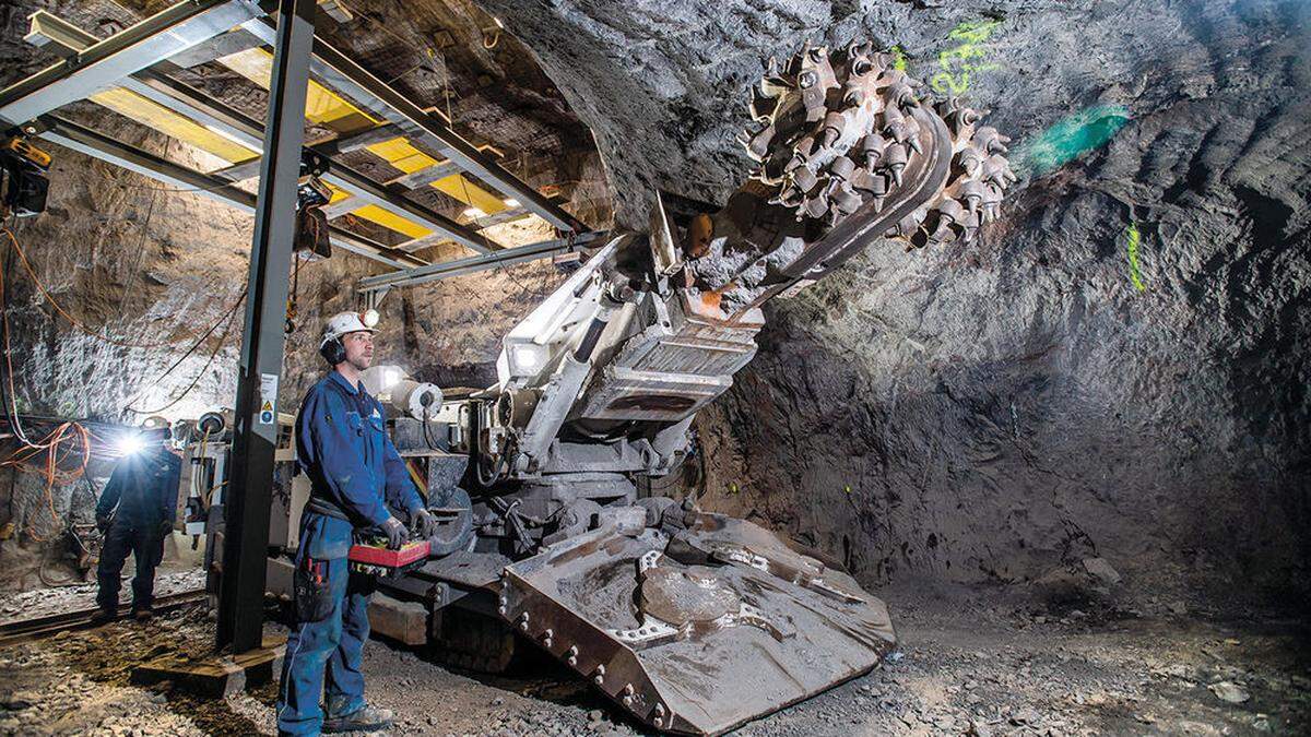Die Bergarbeiter – allein in Altaussee gibt es knapp 50 von ihnen – beim Stollenbau