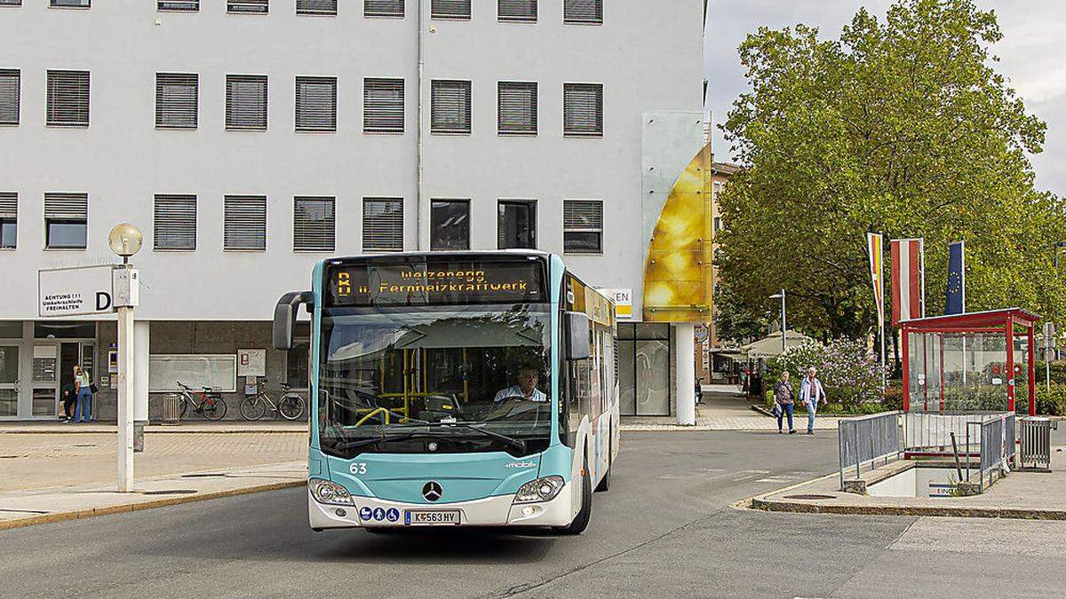 Busfahren ist in Klagenfurt zwei Tage lang gratis