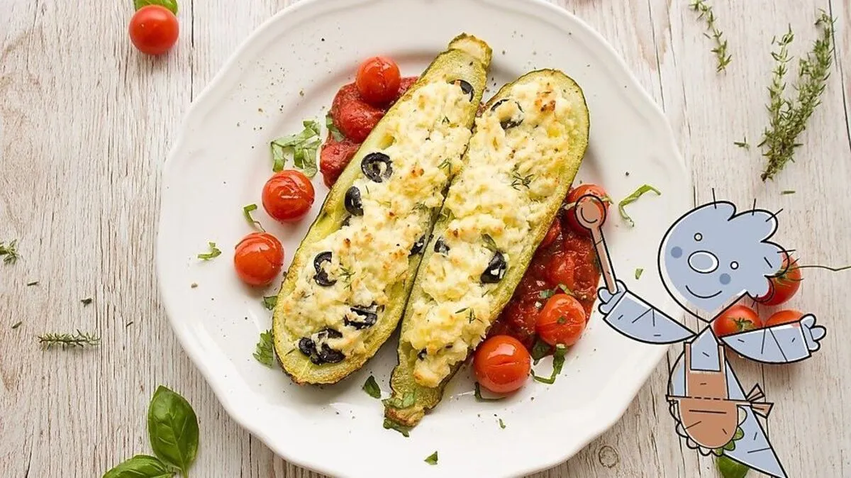 Gefüllte Zucchini (Symbolbild)