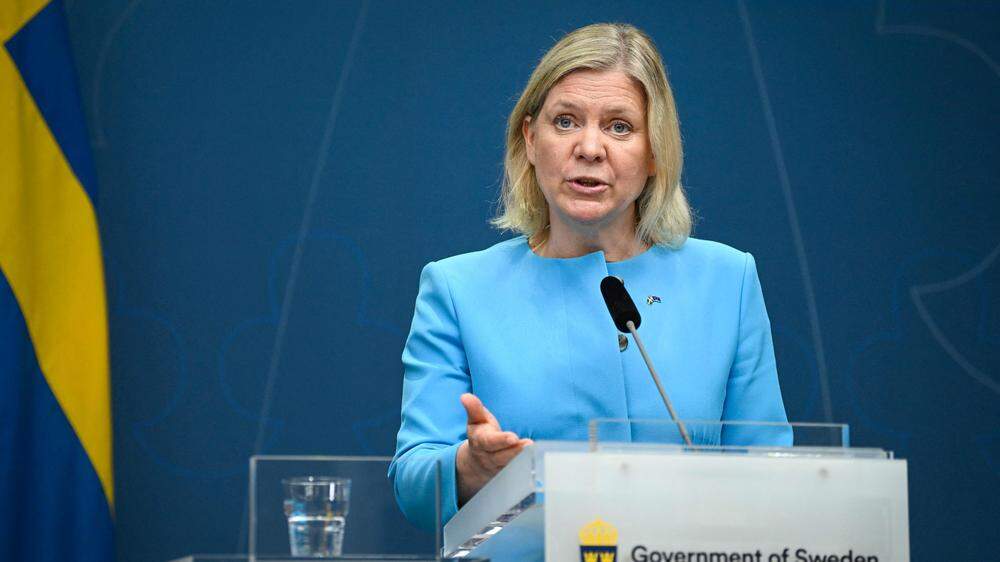 Schwedens Ministerpräsidentin Magdalena Andersson