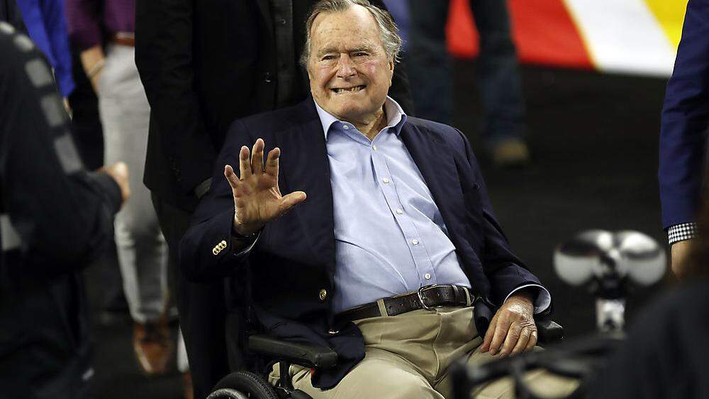 Gesundheitlich angeschlagen: Ex-Präsident George Bush 