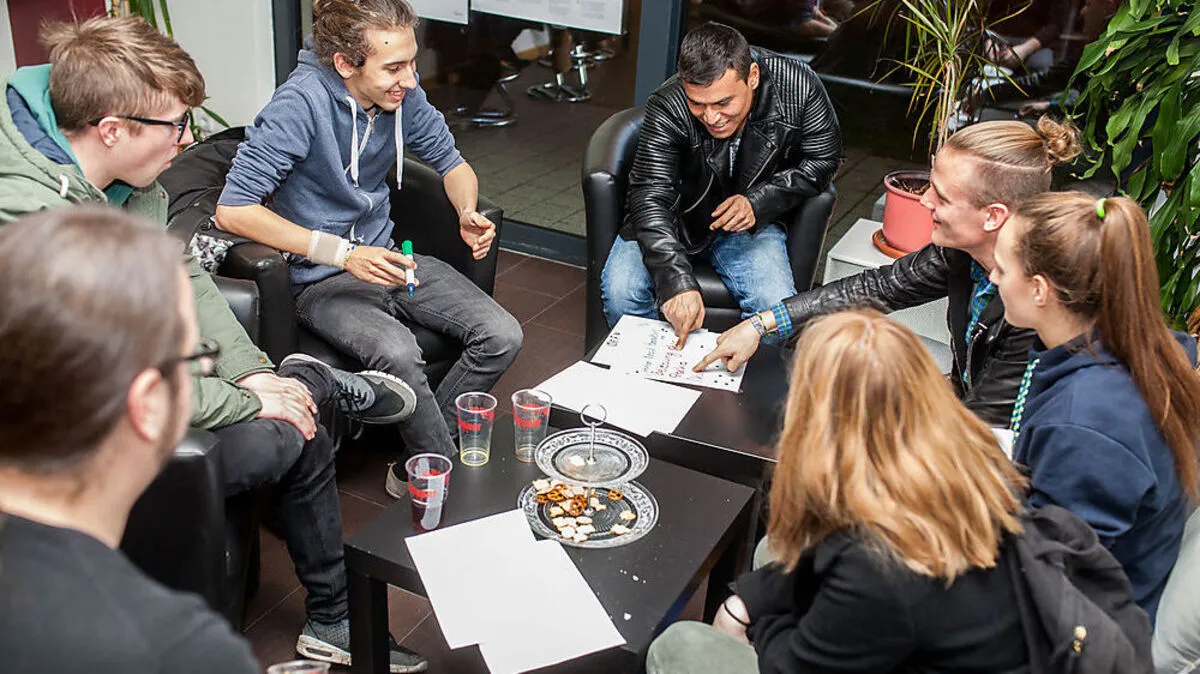 In Arbeitsgruppen diskutierten die Jugendlichen über ihre Pläne