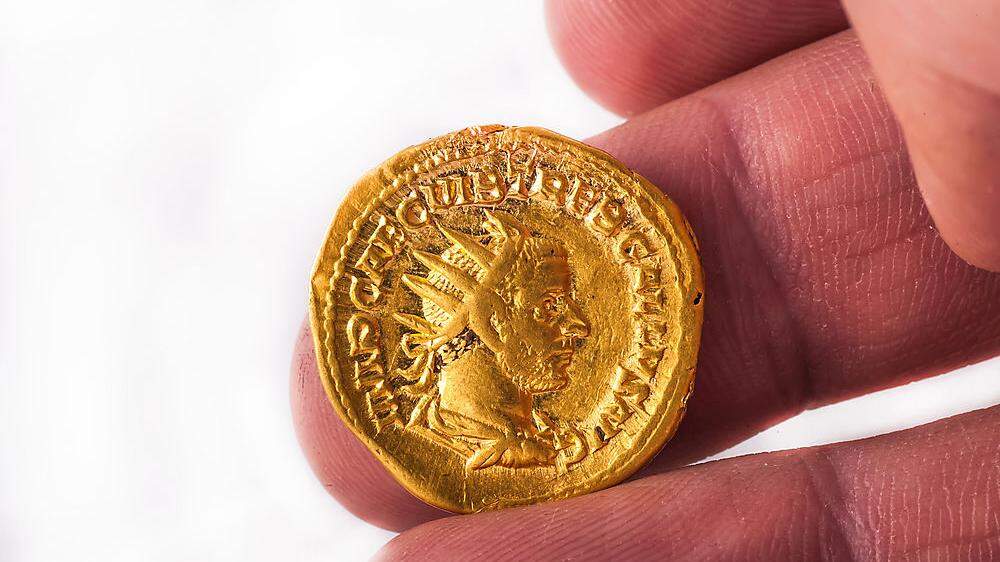 Werden heute noch gefunden: römische Goldmünzen