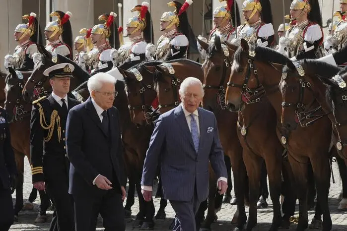 König Charles III traf Präsident Sergio Mattarella